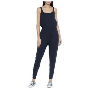 SUSANA MONACO - Size L - Gathered Tank Jogger Jumpsuit Black